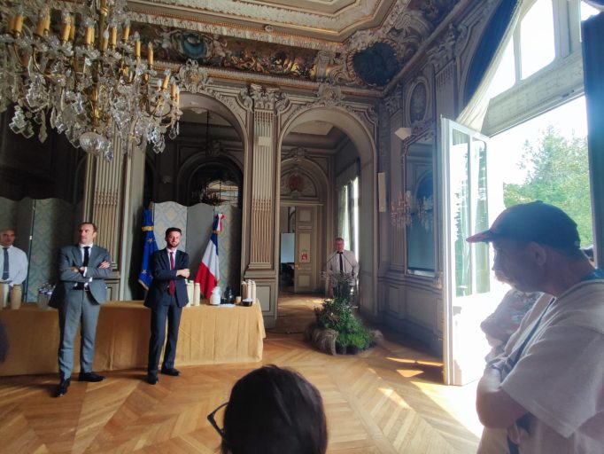 Inauguration parc de la préfecture